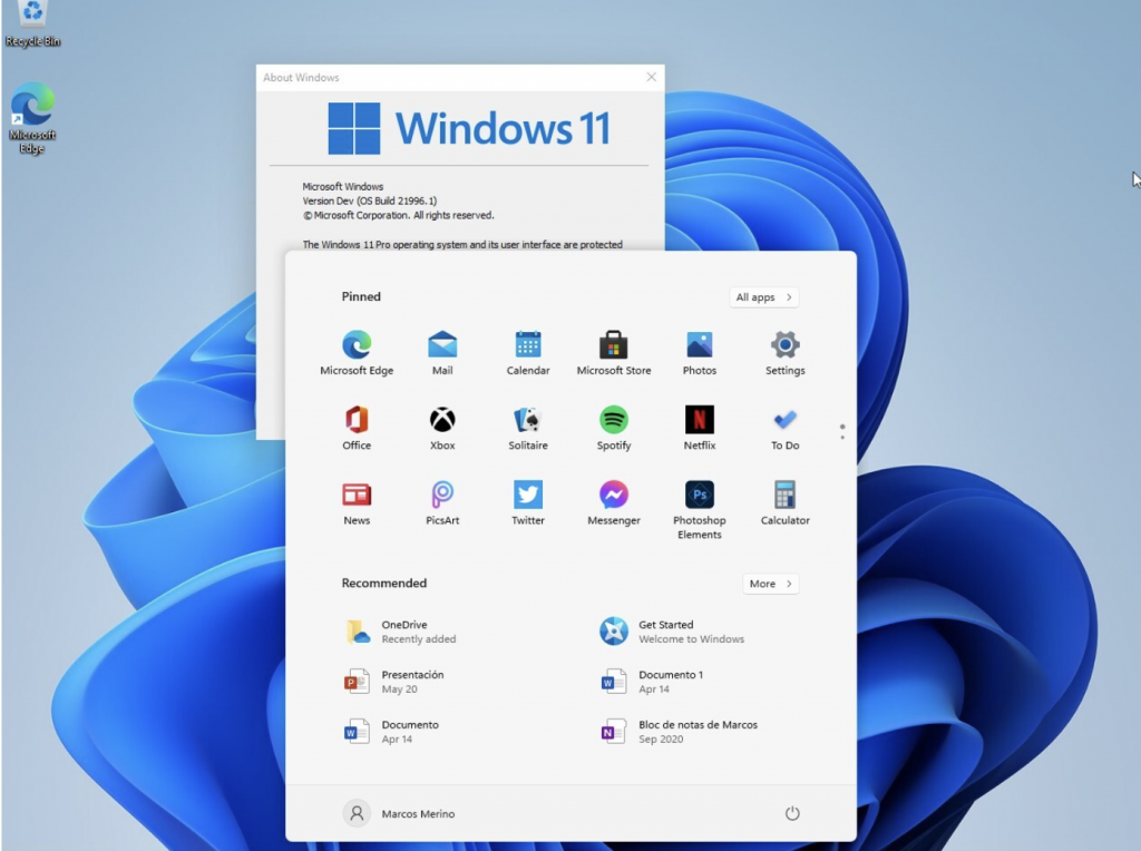Nuevo Windows 11 de Microsoft